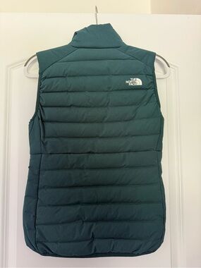 The North Face Dark Green Quilted Down Vest